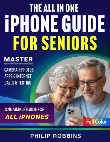 Book cover design — Tech Guides for Seniors