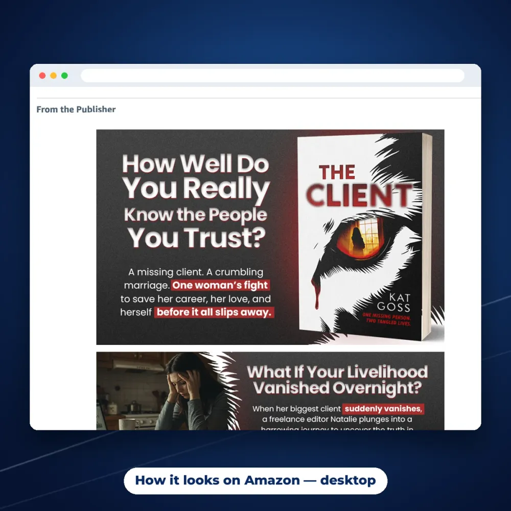 A 5-module A+ Content example as it appears on an Amazon desktop page